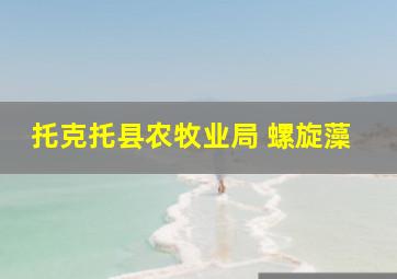 托克托县农牧业局 螺旋藻